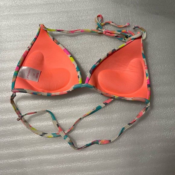 Xhilaration Swim Push Up Bikini Top Size Small Multicolor Cheetah Print - Picture 4 of 13